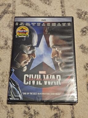 Marvel Captain America: Civil War DVD - Blue, Red, Black